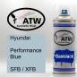 Preview: Hyundai, Performance Blue, SFB / XFB: 400ml Sprühdose, von ATW Autoteile West.